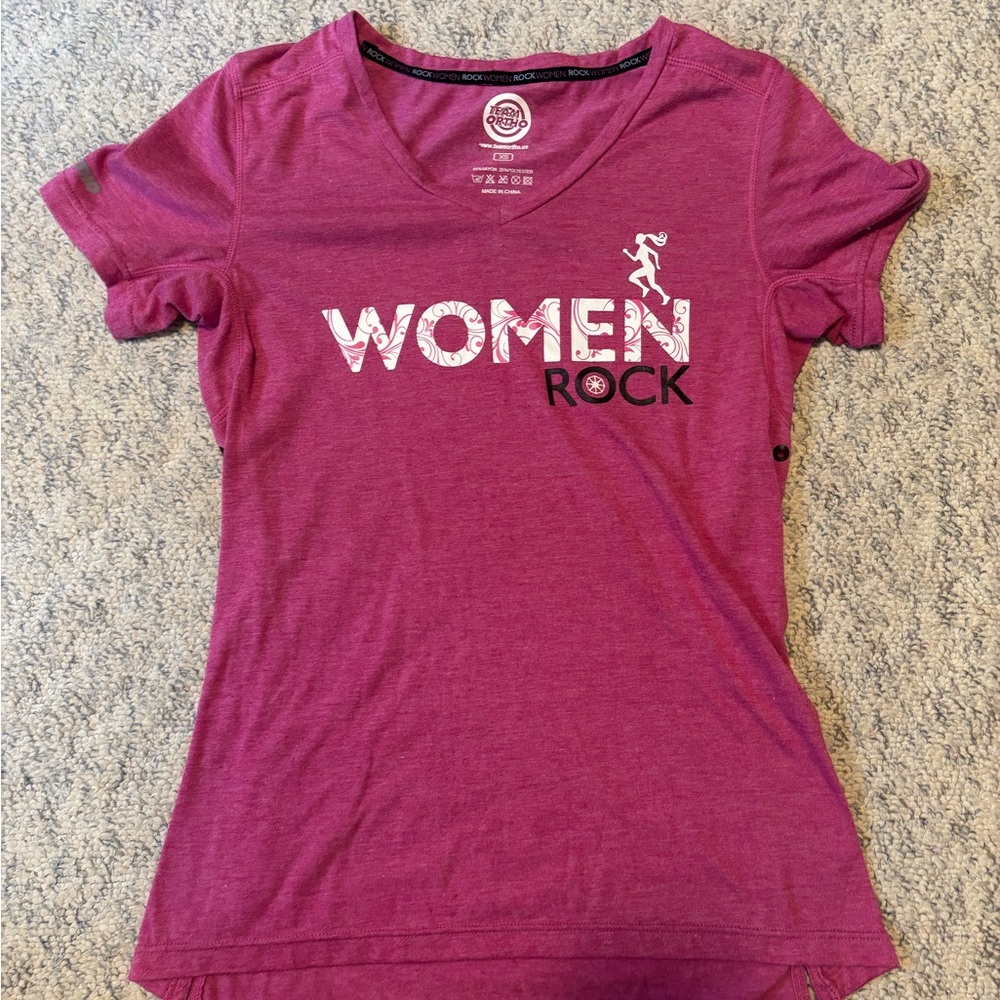 Women Rock Pink T-Shirt